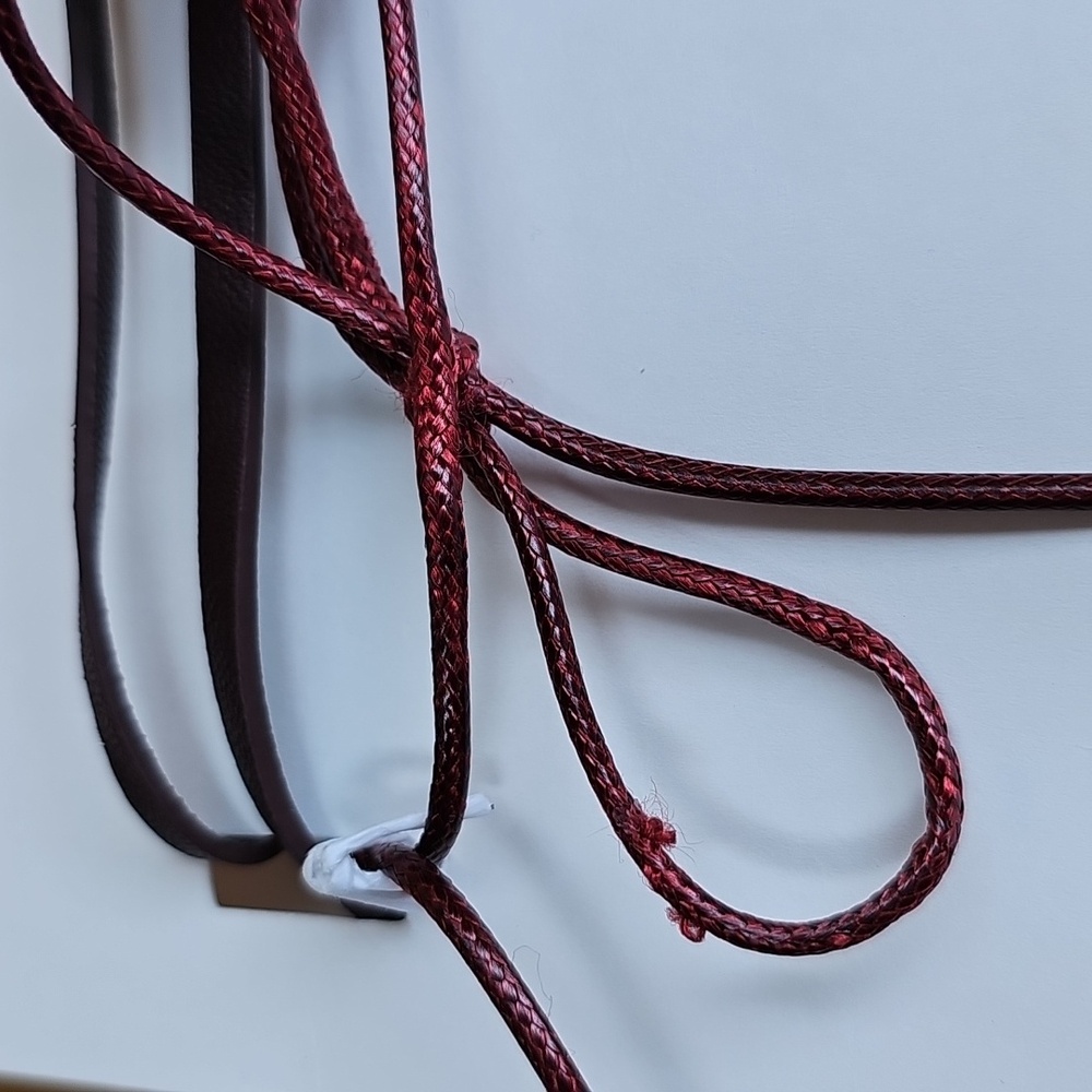 Zara NWT 100% leather double choker necklace - Picture 11 of 11